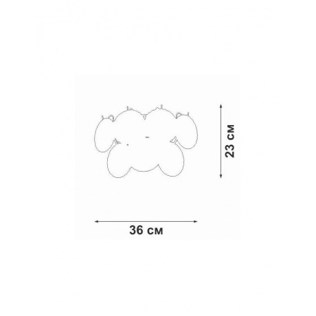 Бра Vitaluce V5295-8/2A, 2xE14 макс. 40Вт - фото 2