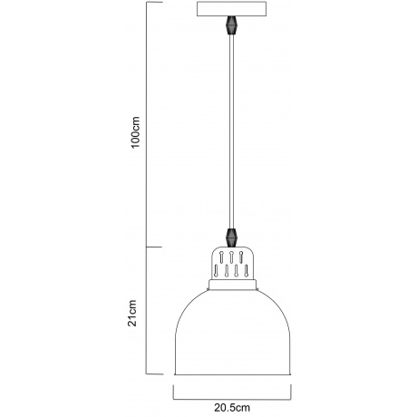 Подвесной светильник Arte lamp A4245SP-1BK - фото 3