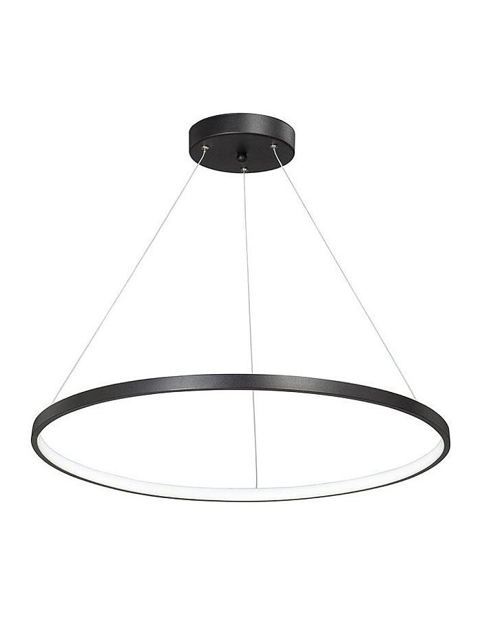 подвесной светильник vitaluce мерида 1 лампа 3 м² цвет черный Светодиодный светильник VITALUCE V4601-1/1S