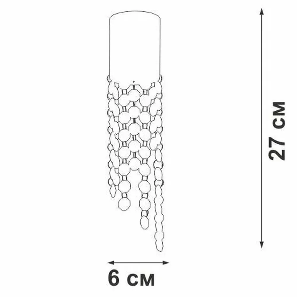 Накладной светильник Vitaluce V4644-1/1PL, 1хU10 макс. 20Вт - фото 4