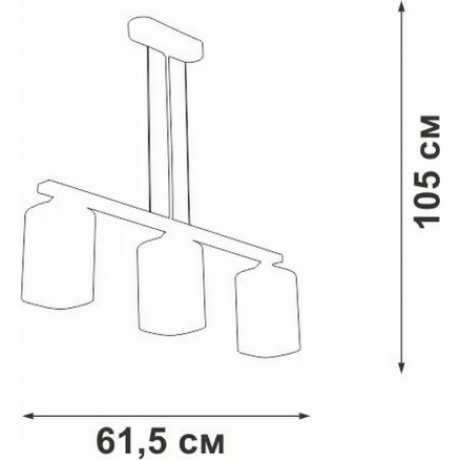 Потолочный светильник Vitaluce V3996-0/3S, 3xE27 макс. 40Вт - фото 2