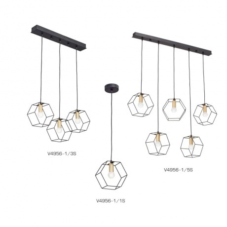 Потолочный светильник Vitaluce V4956-1/5S, 5xE14 макс. 40Вт - фото 6