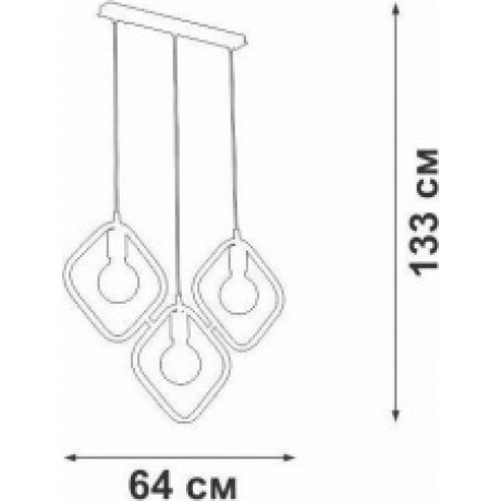 Потолочный светильник Vitaluce V4543-1/3S, 3xE27 макс. 40Вт - фото 6