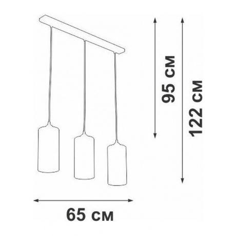 Люстра V2732-1/3S, 3хE27 макс. 40Вт - фото 4