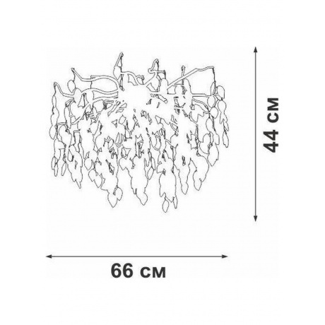 Люстра V28320-8/7PL, 7xG9 макс. 40Вт - фото 3