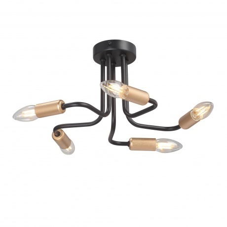 Люстра V3023-1/5PL, 5хЕ14 макс. 40Вт - фото 2