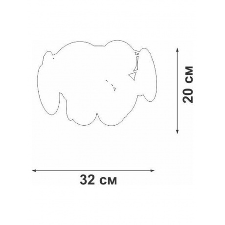 Люстра V5828-8/3+1PL, 4xE14 макс. 40Вт - фото 3