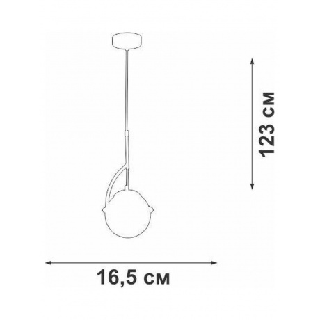 Подвес V3782-8/1S, 1хE27 макс. 40Вт - фото 4