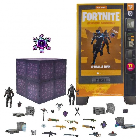 Игрушка Fortnite – Торговый автомат с 2 фигурками и 75 аксессуарами - фото 1
