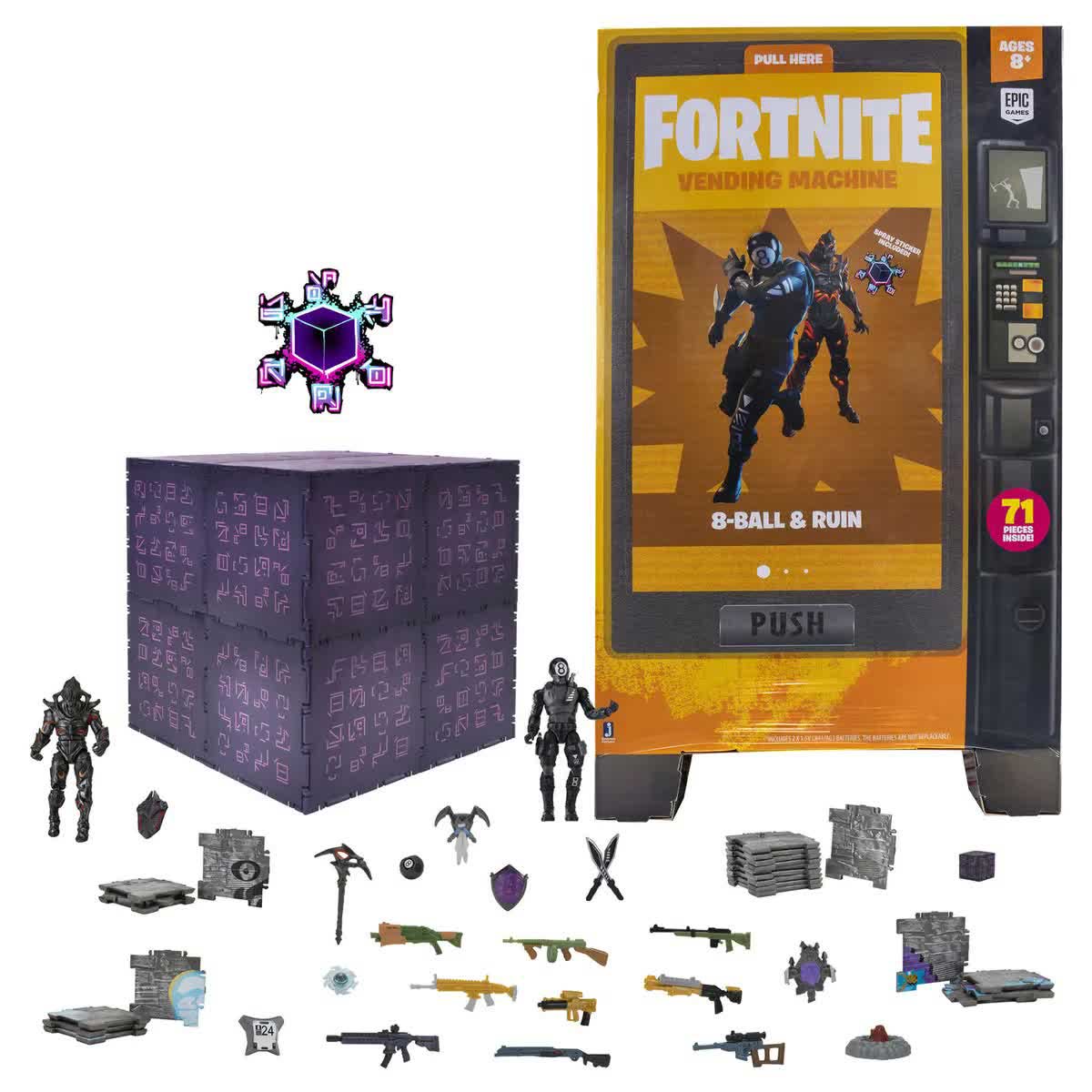 Игрушка Fortnite – Торговый автомат с 2 фигурками и 75 аксессуарами