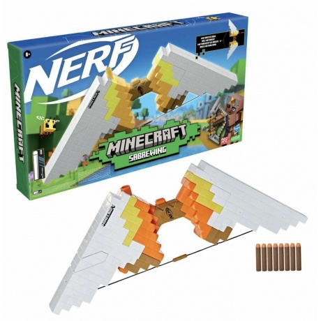 Бластер Hasbro Nerf Minecraft Sabrewing F4733EU4 - фото 1