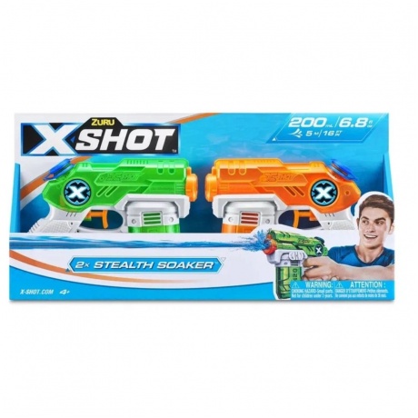 Набор бластеров ZURU X-SHOT WATER Water Warfare Stealth Soaker игрушки для мальчиков 1227 - фото 9