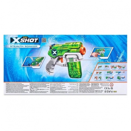 Набор бластеров ZURU X-SHOT WATER Water Warfare Stealth Soaker игрушки для мальчиков 1227 - фото 10