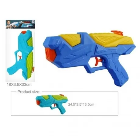 Водный бластер (длина 24,5см), синий/бирюзовый в пакете одностру...