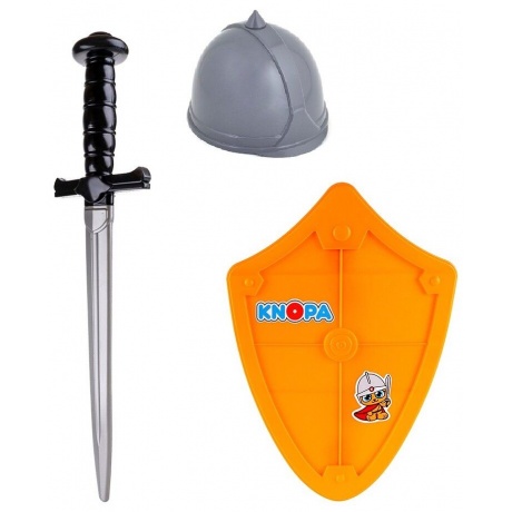 Набор оружия KNOPA &quot;Вояка&quot; (шлем, щит и меч) арт.87015 /9 - фото 2