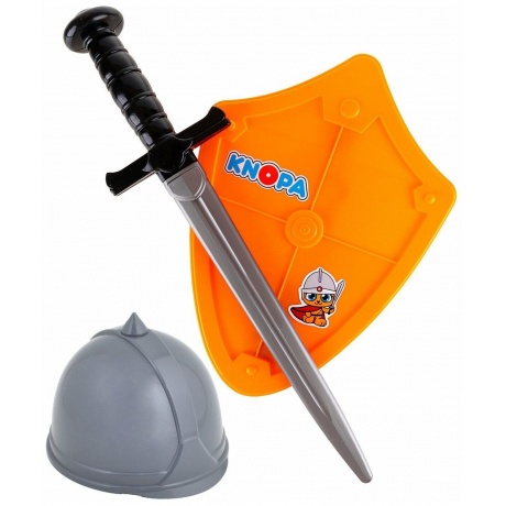 Набор оружия KNOPA &quot;Вояка&quot; (шлем, щит и меч) арт.87015 /9 - фото 7