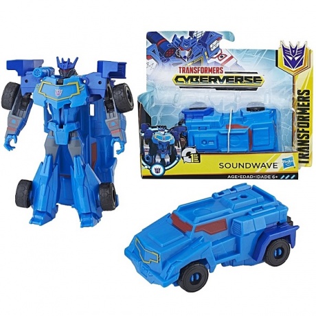 Трансформер Hasbro Transformers Кибервселенная Уан Степ E3522 - фото 3