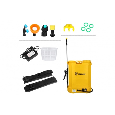 Опрыскиватель садовый аккумуляторный DEKO DKSP10, 16 л - фото 2