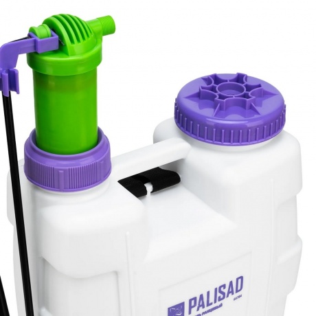 Опрыскиватель 12 л, ранцевый, с насосом, шлангом, разбрызгивателем Palisad - фото 4