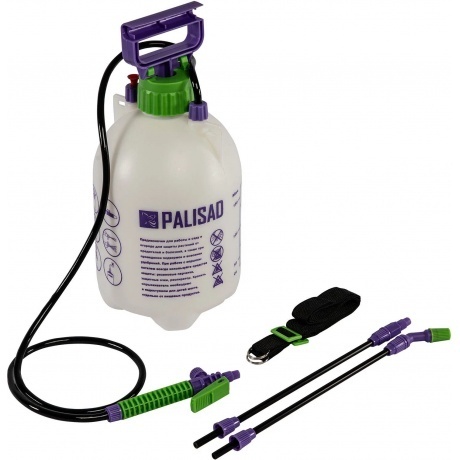 

Опрыскиватель 5 л, ручной, с насосом, шлангом, разбрызгивателем Palisad