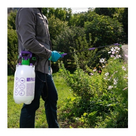Опрыскиватель 7 л, ручной, насосом, шлангом, разбрызгивателем Palisad - фото 9