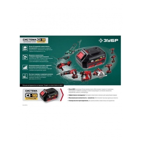 Опрыскиватель аккумуляторный ЗУБР 15 л, (ОПЛ-15) - фото 16