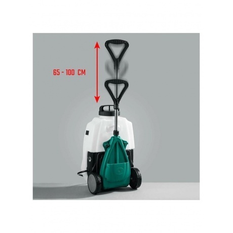 Опрыскиватель аккумуляторный ЗУБР 16 л, колеса, (ОПС-16К) - фото 9