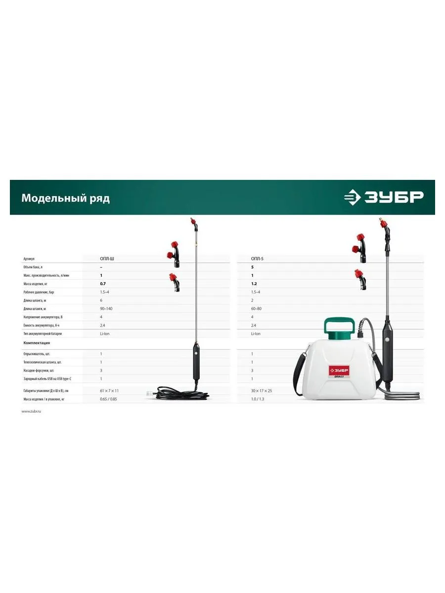 Опрыскиватель аккумуляторный ЗУБР 5 л, (ОПЛ-5) - фото 15