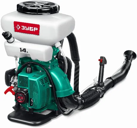 Опрыскиватель бензиновый ЗУБР 14 л, 2.5 л.с, (ОПБ-14-43) хорошее...