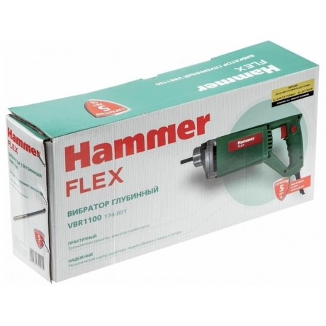 Вибратор глубинный Hammer Flex VBR1100 174-001 - фото 6