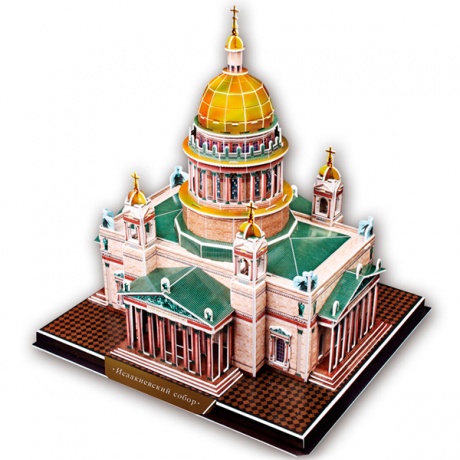 Игрушка 3D-пазл CubicFun Исаакиевский собор (Россия) - фото 2