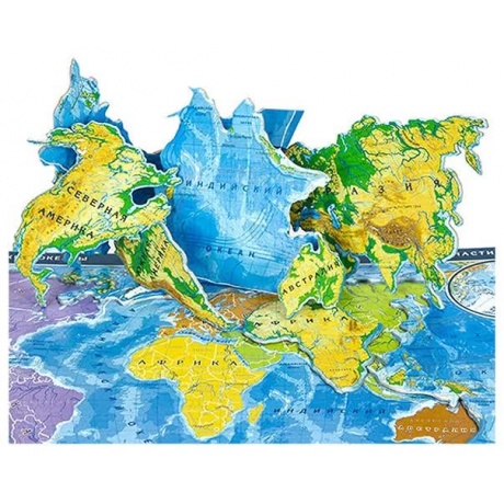 Карта-пазл Глобусный Мир Мир 30029 - фото 3