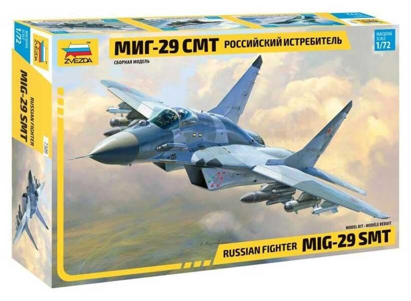 Сборная модель Zvezda 7309 Самолет МиГ-29 СМТ сборная модель zvezda российский пилотажный самолет як 130
