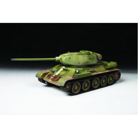 Сборная модель &quot;Советский средний танк &quot;Т-34/85&quot; образ 1944г Подарочный набор с клеем и красками 3687ПН - фото 3