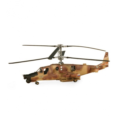 Российский ударный вертолет &quot;Ночной охотник&quot; Подарочный набор с клеем и красками 7272ПН - фото 1
