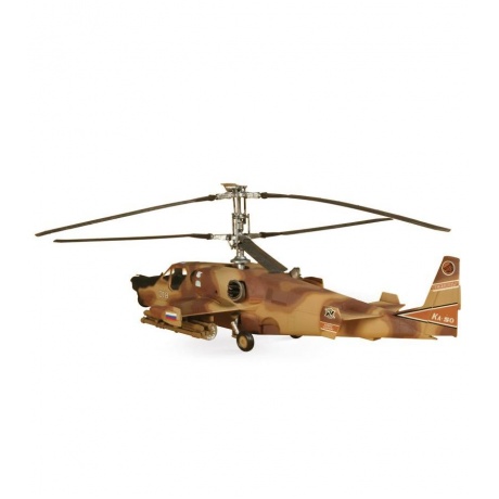 Российский ударный вертолет &quot;Ночной охотник&quot; Подарочный набор с клеем и красками 7272ПН - фото 2