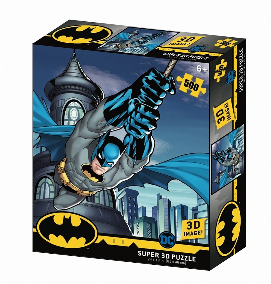 цена Пазл 3D Полет Бэтмена 500 элементов PR32521