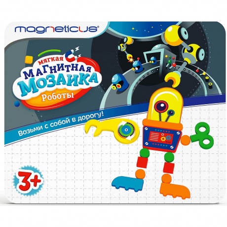 Мозаика магнитная MAGNETICUS MC-014 Роботы - фото 1