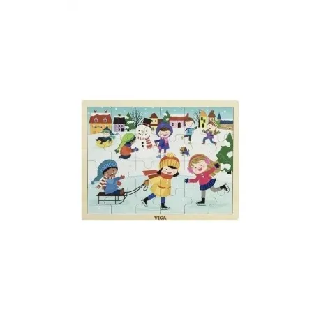 Пазл "Зима" (24 дет.) VIGA