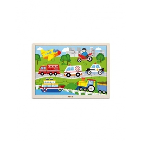 

Пазл "Транспорт"24 детали в пленке.