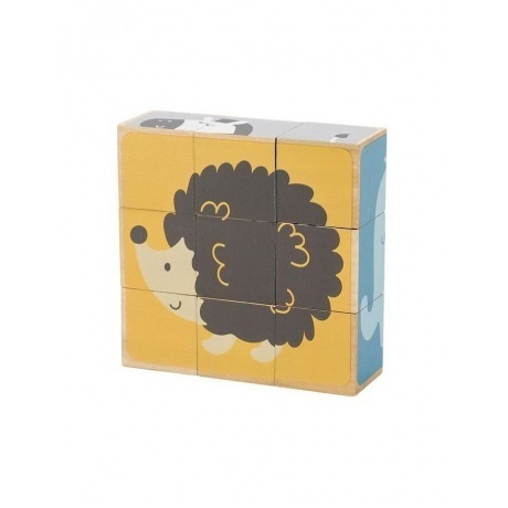 Блочный пазл "Зверята" в рамке 44024 - фото 10