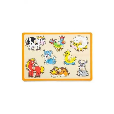 Пазл-вкладыш "Домашние животные" (8 деталей) 50017