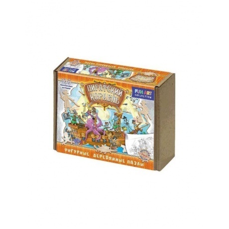 

Фигурный деревянный пазл "FUN ART collection" Пиратский корабль 8329