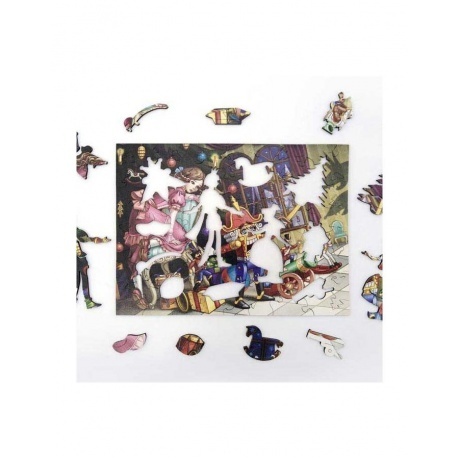 Страна сказок Фигурный деревянный пазл &quot;Щелкунчик&quot;  8263 - фото 3