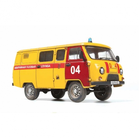 Сборная модель Звезда УАЗ 3909 Аварийная газовая служба 43003 - фото 1