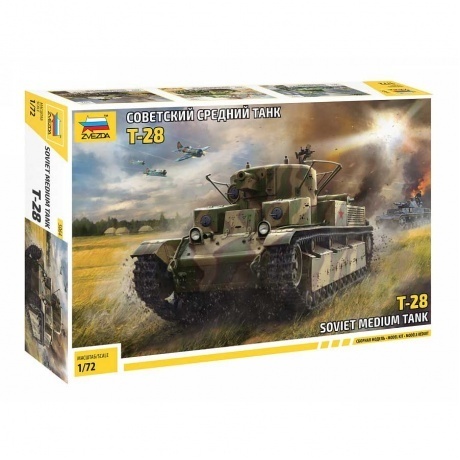 Сборная модель Звезда Советский средний танк Т-28 5064 1453₽