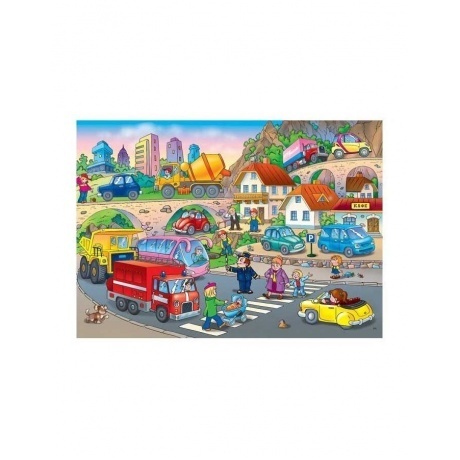 Напольный пазл Step Puzzle &quot;Машинки&quot; 70102 - фото 2