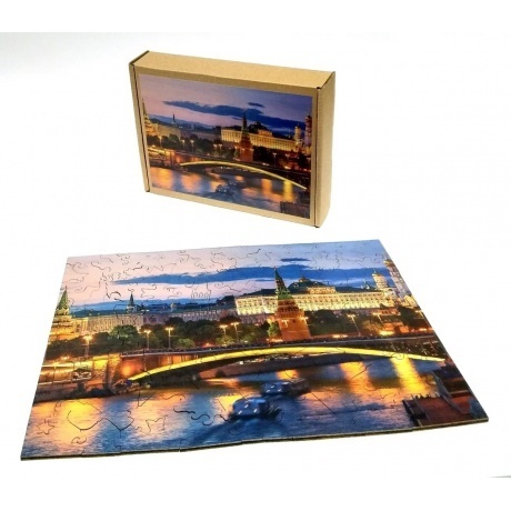 Фигурный деревянный пазл Alter Ego &quot;Москва. Кремль&quot; арт.8297 - фото 2