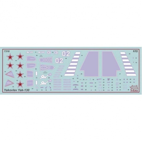 Сборная модель Zvezda Российский пилотажный самолет "Як-130" - фото 6