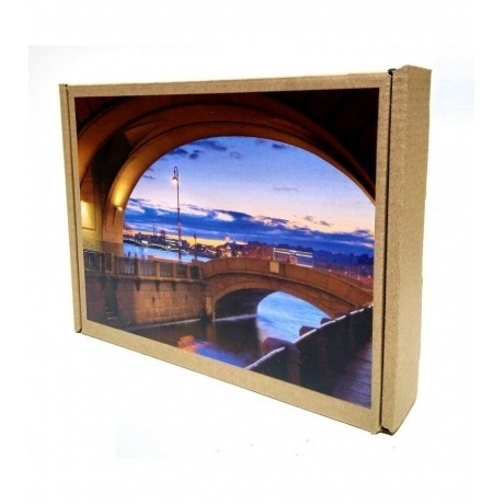 Фигурный деревянный пазл &quot;Санкт-Петербург. Зимняя канавка&quot; арт.8298 - фото 3